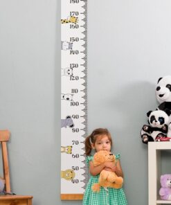 Doğum Günü Hediyesi Boy Ölçme Cetveli - Asılabilir Boy Ölçer - Duvar Bebek Boy Ölçer