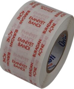etiketler , hazır al hızlı al PP Şeffaf Buradan Açınız Emniyet Bandı Etiketi 40mm X 20mm 1000 Adet