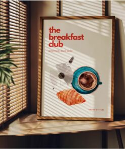Tanıtım Wall Art Çerçevesiz Poster, Modern Dekoratif Çerçevesiz Poster, Tablo, TheBreakfastClub, 40 x 50