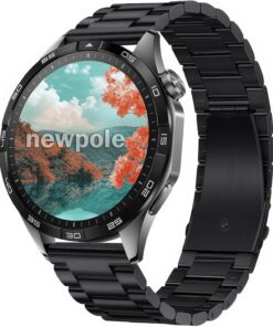 Huawei Watch GT5 Pro 46mm/GT5 46MM/ GT4 46mm/GT4 Pro 46mm/GT3 46mm/GT3 Pro 46mm/GT2 46mm/GT2 Pro 46mm için Kordon Paslanmaz Çelik Kordon Kordon Kopma Karşıtı 22mm Kordon