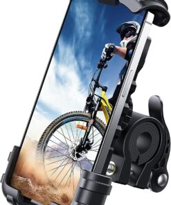 Ht-T45 Motosiklet Telefon Tutucu Bisiklet Telefon Tutucu Motor ve Bisiklet Gidonu Için 360 Dönebilen Telefon Tutucu 4.5" - 6.5"
