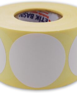 etiketler , hazır al hızlı al Eko Termal Etiket 50mm Çap Ruloda 500 Adet 40mm Kuka Çapında Direk Termal Transfer Etiketi