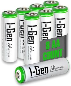 B108 8 Adet AA 2700 mAh Şarj Edilebilir Kalem Pil 1.2V Ni-MH Şarjlı Pil