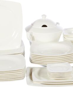 Porselen 9849 Bone Mare 68 Parça 12 Kişilik Yemek Takımı