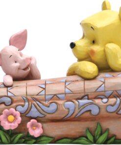Traditions Pooh and Piglet On A Log figürü, 6005964, çok renkli, tek boy