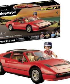 Famous Cars 71343 Magnum, P.I. Ferrari 308 Gts Quattrovalvole, Süper Spor Araba, Araba Hayranları İçin Koleksiyon Parçası, Koleksiyoncular ve 5 Yaşından Büyük Çocuklar İçin Oyuncak