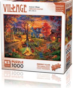Games 1000 Parça Sonbahar Köyü Puzzle