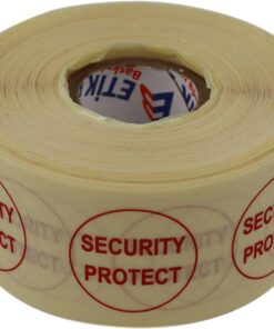 etiketler , hazır al hızlı al PP Şeffaf Security Protect(Güvenlik Koruma) Etiketi 30mm Çap 1000 Adet