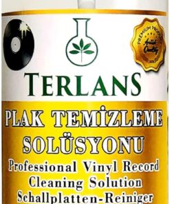 Retro Plak Temizleyici (Gramofon Pikap & Plak Çalar) 250 ml & Hassas Yüzey Bezi Vinyl Record Cleaning Solution