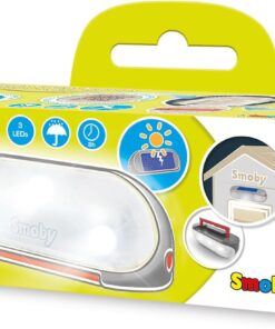 810910, Güneş Panelli, Şarj Edilebilir Pil ve Şarj Edilebilir Bir Lamba, Smoby Oyun Evleri İle Uyumlu, 15 Cm