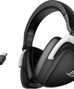 Rog Delta S Wireless 7.1 Aı-Mic Özellikli 50Mm Sürücüler Düşük Gecikmeli Siyah Oyuncu Kulaklığı