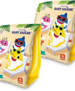 Toys – Baby Shark kol bantları – Çocuklar için güvenlik kolları – Malzeme PVC – 2 ila 6 yaş arası çocuklar için uygundur, 6 – 20 kg – 16933