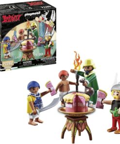 Asterix 71269 Pyradonis'in zehirli pastası, Asterix, Kleopatra’nın çeşnicisi ve Pyradonis ve yardımcısı Schraubzieris, 5 yaşından büyük çocuklar için oyuncak