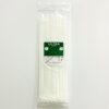 100 Adet Kablo Bağı, Fermuarlı Kablo Bağları, Ağır Hizmet Tipi, Endüstriyel Tip, Çok Amaçlı UV Dayanımlı (Beyaz, 10 İnç (3.6mm x 250mm))