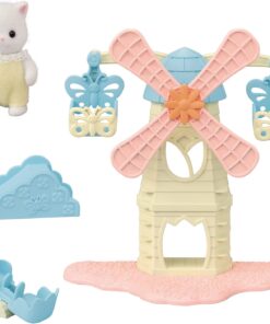 Families 5526 Bebek Yel Değirmeni Parkı - Dollhouse Oyun Setleri Çok Renkli