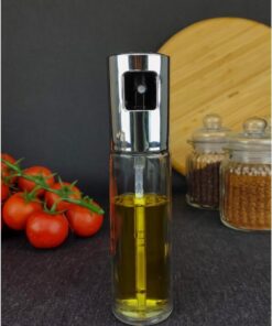 Pratik Sprey Cam Zeytinyağı Sirke ve Sıvıyağ Şişesi Püskürtmeli Airfryer Pişirme Öncesi Yağdanlık 100 Ml - F/3