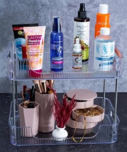 HMU-002 Çok Amaçlı Organizer Makyaj Düzenleyicisi 2 Katlı Raf