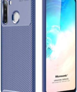 Samsung Galaxy A21 için Kılıf Legion Series Lacivert [Galaxy A21 ile Uyumlu Kılıf - Lacivert]
