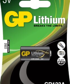 Batteries Gpcr123A Dl123A/Cr123A Boy Lityum Pil, 3 Volt, Tekli Kart