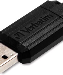 USB 2.0 DRIVE 64GB STORE'N'GO PINSTRIPE BLACK P-BLIST