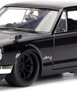 253203004, Hızlı ve Öfkeli 1971 Nissan Skyline 1:24, Die-cast( Metal ), Açılabilir Bagaj Kaput ve Kapılar, Fast & Furious 1971 Nissan Skyline