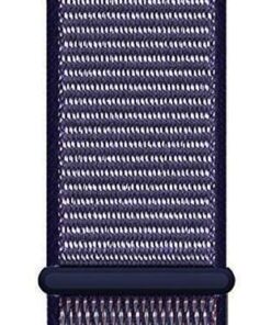 Apple Watch Series 8 45mm için Kordon Hasırlı Woven Sport İlmik Lacivert