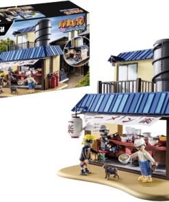 70668 Restaurant Ramen Ichiraku – Naruto – Heroes Issu de la serie d'anime – için efsanevi sahneler veya Inventer de Nouvelles Hikayeleri – 5 yaşından itibaren