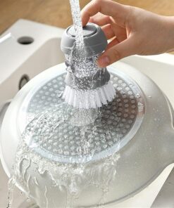Soap Dispenser Kitchen Brush Sıvı Deterjan Hazneli Bulaşık Fırçası ve Stand