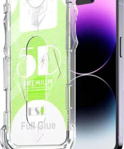 Apple iPhone 16E / iPhone 14 / iPhone 13 / iPhone 13 Pro İle Uyumlu Hizalama Aparatlı ve Takılırken Camın Altında Kesinlikle Toz Bırakmayan Darbelere Karşı Ekstra Güçlü Ekran Koruyucu Cam