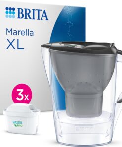 Marella XL 3x Maxtra Pro All-in-1 Filtreli Su Arıtma Sürahisi - Grafit 3,5 lt