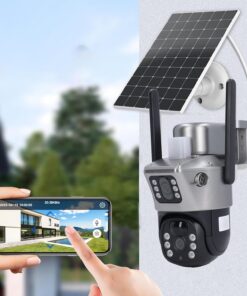 4G Güneş Enerjili Güvenlik Kamerası, Yüksek Çözünürlük, Geniş Kapsama (ETS4G-001)