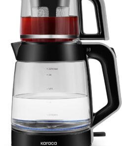 GLASS TEA XL 2in1 Cam Çay Makinesi Space Gray Enj