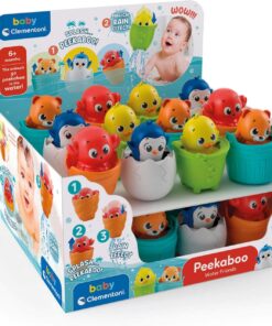 Baby Clementoni - Saklanan Su Arkadaşları Banyo Oyuncağı, Tekli