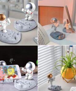 Mini Astronot Model Telefon ve Tablet Tutucu Standı