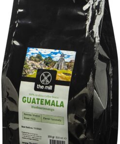 Mill Guatemala Huehuetenango Kahve Çekirdekleri - 250 g - Ustalıkla Kavrulmuş Bütün Kahve Çekirdeği -%100 Arabica - Çikolata Tonları ile Zengin Aroma - Filtre ve Kahve Makineleri İçin Uygun