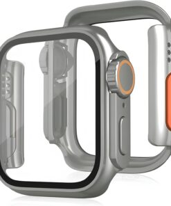 Apple Watch 10 46MM Watch İçin Ekran Koruyucu Kılıf Watch Ultra Görünümlü Kılıf Tam Kaplayan Watch Kasa Koruyucu Kılıf Ultra Görünümü Veren Kılıf Apple Watch 10 46MM ile Uyumludur