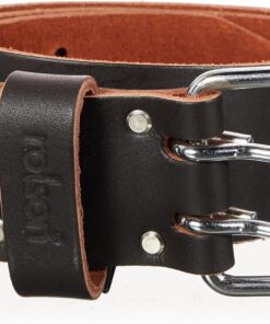68585 50 mm Top Grain Double Pin Leather Belt