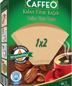 1X2/80 Filtre Kahve Kağıdı, 80 Adet, Siyah