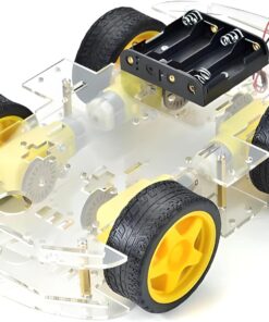 REX Chassis Serisi 4WD Çok Amaçlı Mobil Robot Platformu - Şeffaf