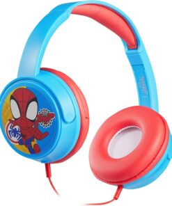 Spıderman Kablolu Kulaklık Çocuk Kulaklığı Lisanslı Hediye Stıckerlı MV-6513-SAF
