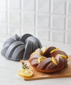 Cake Pro Örgü Antrasit Döküm Kek Kalıbı 26 Cm