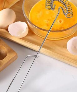 Yaylı Yumurta Çırpıcı Metal Mikser Krem ve Sos Karıştırıcı Pratik Mutfak Aparatı