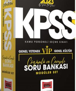 Yayınları 2023 KPSS Genel Yetenek - Genel Kültür Tüm Dersler Tamamı Çözümlü Modüler Soru Bankası Seti