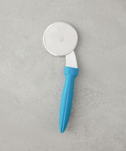 Home Patisserie Paslanmaz Çelik Pizza Kesici 21 cm Mavi