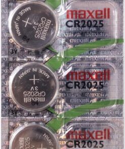 CR2025 piller, 5 adet, Lityum, 3 V, 170 mAh, gri