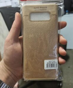 note 8 auto focus deri görünümlü kılıf