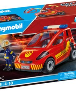 71035 Şehir Aksiyonu Yangın Kurtarma Acil Müdahale Aracı, eğitici oyuncak, eğlenceli, yaratıcı rol yapma, oyun seti 4 yaş ve üzeri çocuklar için uygundur