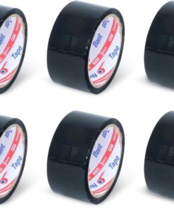 45 MM X 40 MT SİYAH KOLİ BANDI 6 ADET