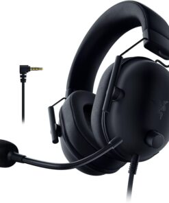 Blackshark V2 X (Xbox) - Xbox S|X konsolu için kablolu e-spor kulaklık (250g, kardioid mikrofon, 50mm sürücüler, pasif gürültü engelleme, 3,5mm konektör) Siyah