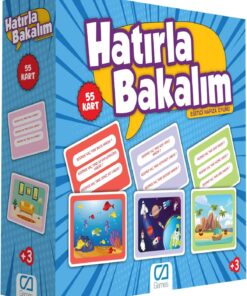 Bakalım Eğitici Hafıza Oyunu Renkli 3+